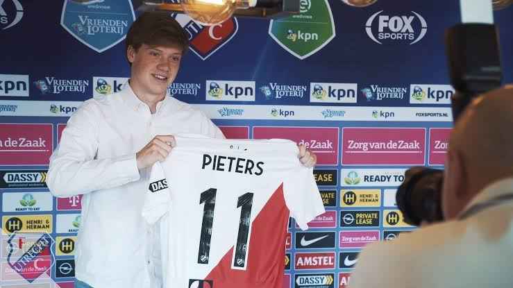 Image - Tim Pieters on signing with FC Utrecht. Image - Tim Pieters on signing with FC Utrecht.